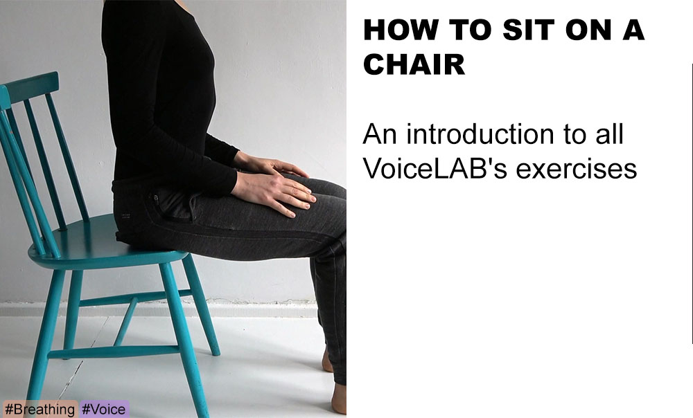 HOW TO SIT ON A CHAIR